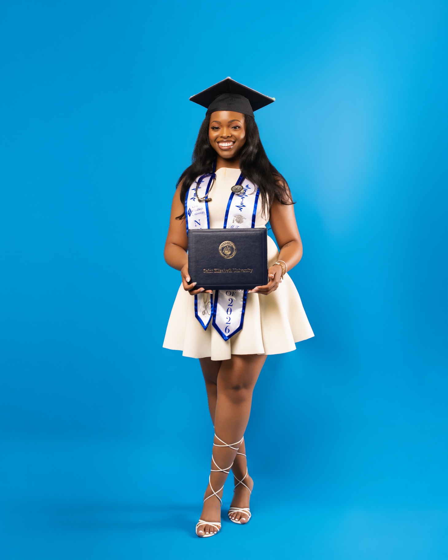 Nursing graduate with diploma